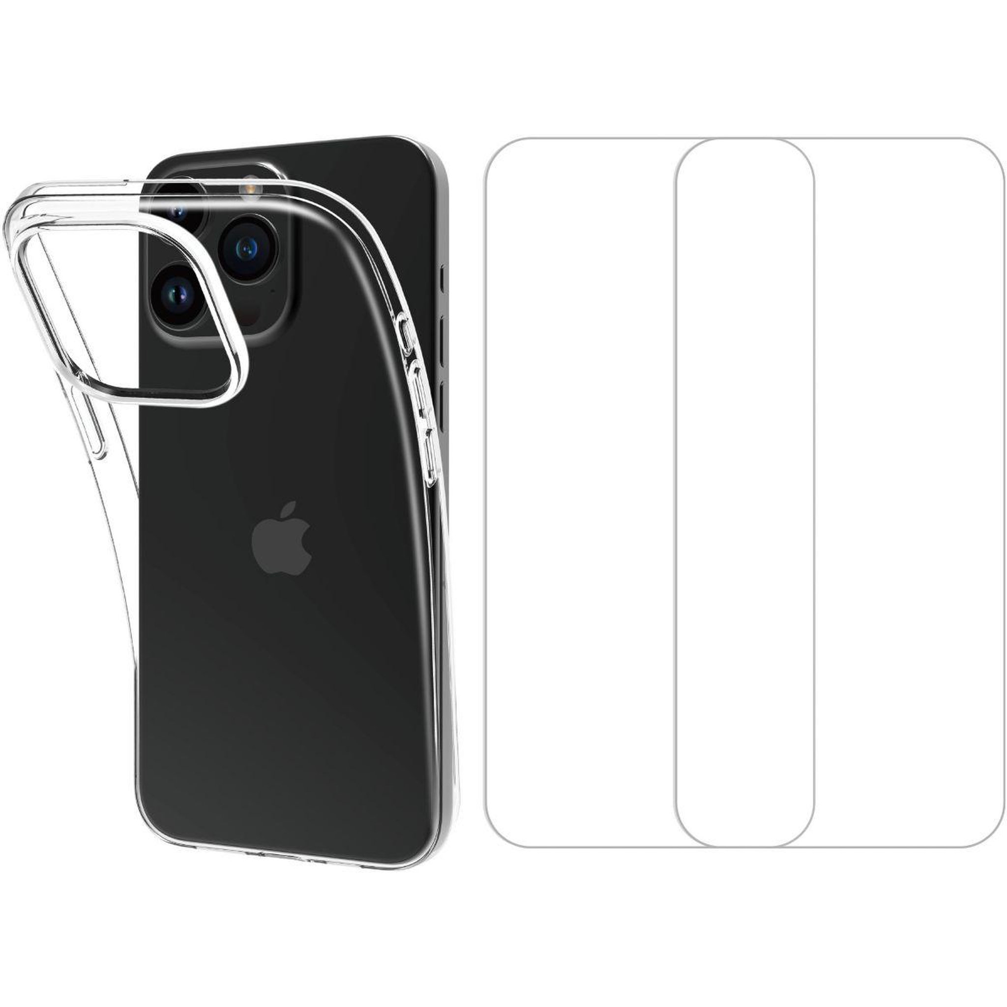 ESSENTIEL B Coque iPhone 15 Pro Max coque + Verre trempé