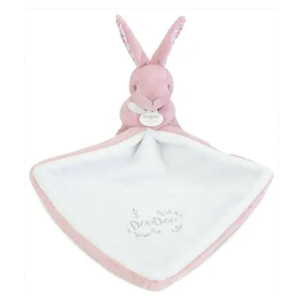 DOUDOU ET COMPAGNIE Lapin doudou - Lapin et doudou rose