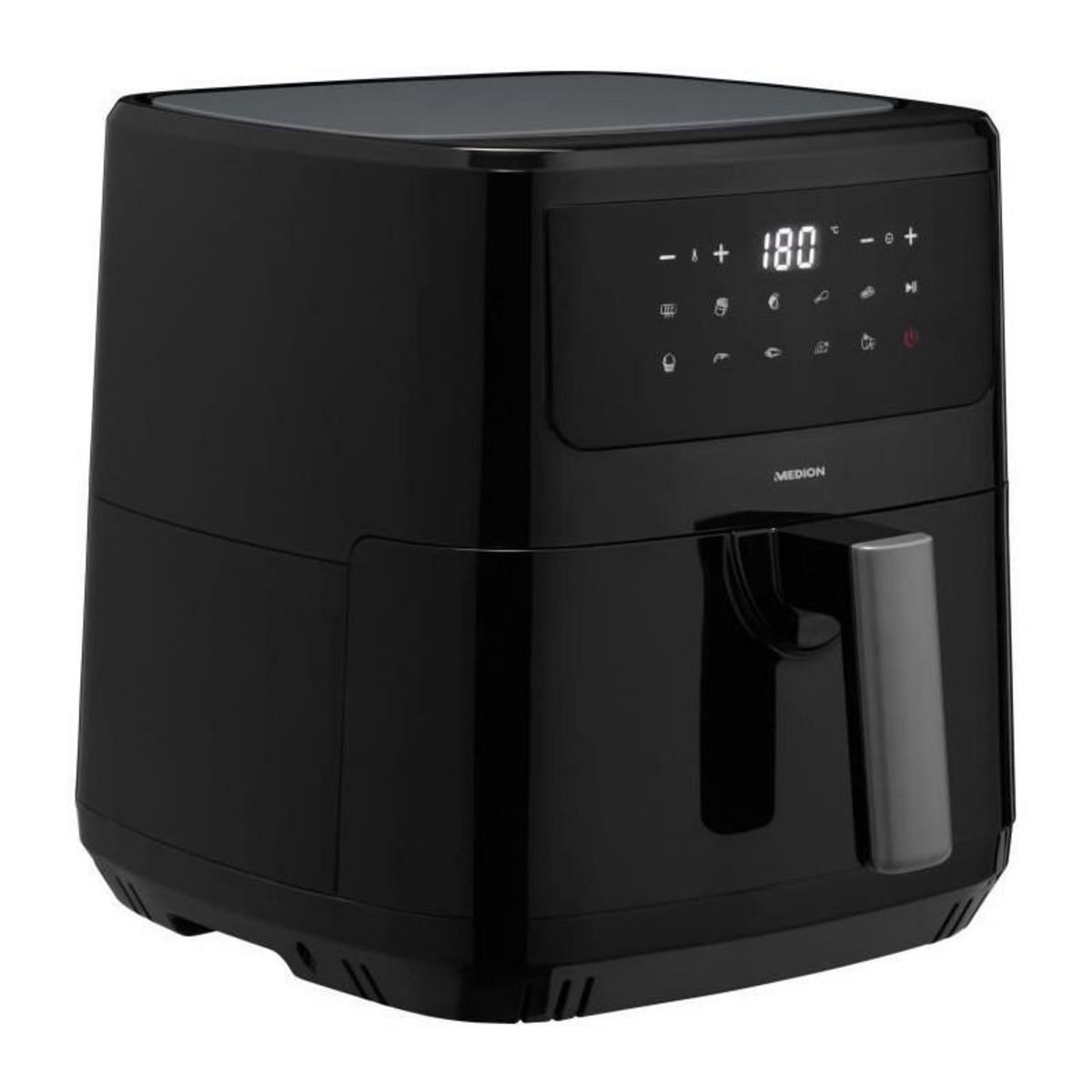 Medion Friteuse a Air Chaud - MEDION - 50072999 - 2150 W - Ecrant tactile - 9 programmes - Noir