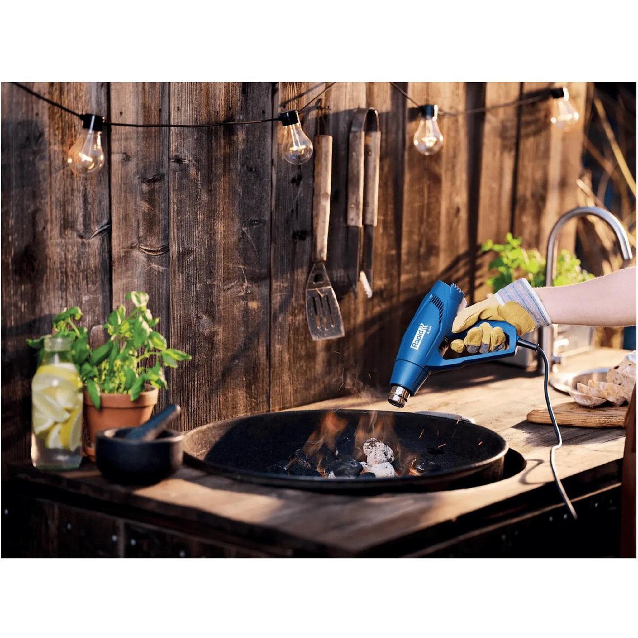 Voir la diapositive 6 : Rapid Pistolet à air chaud 1800 w bleu - 5001341