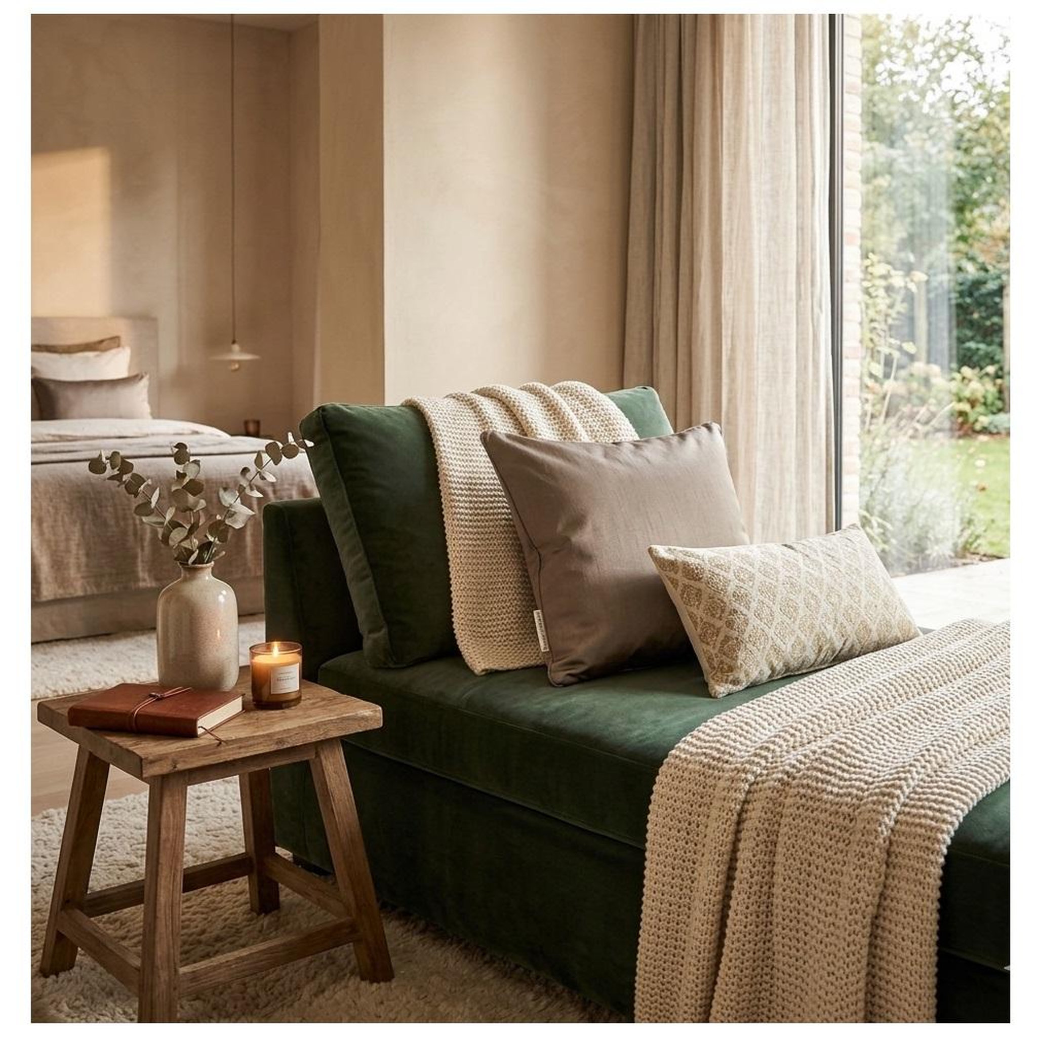 Voir la diapositive 2 : Eden Housse de coussin shantung shana