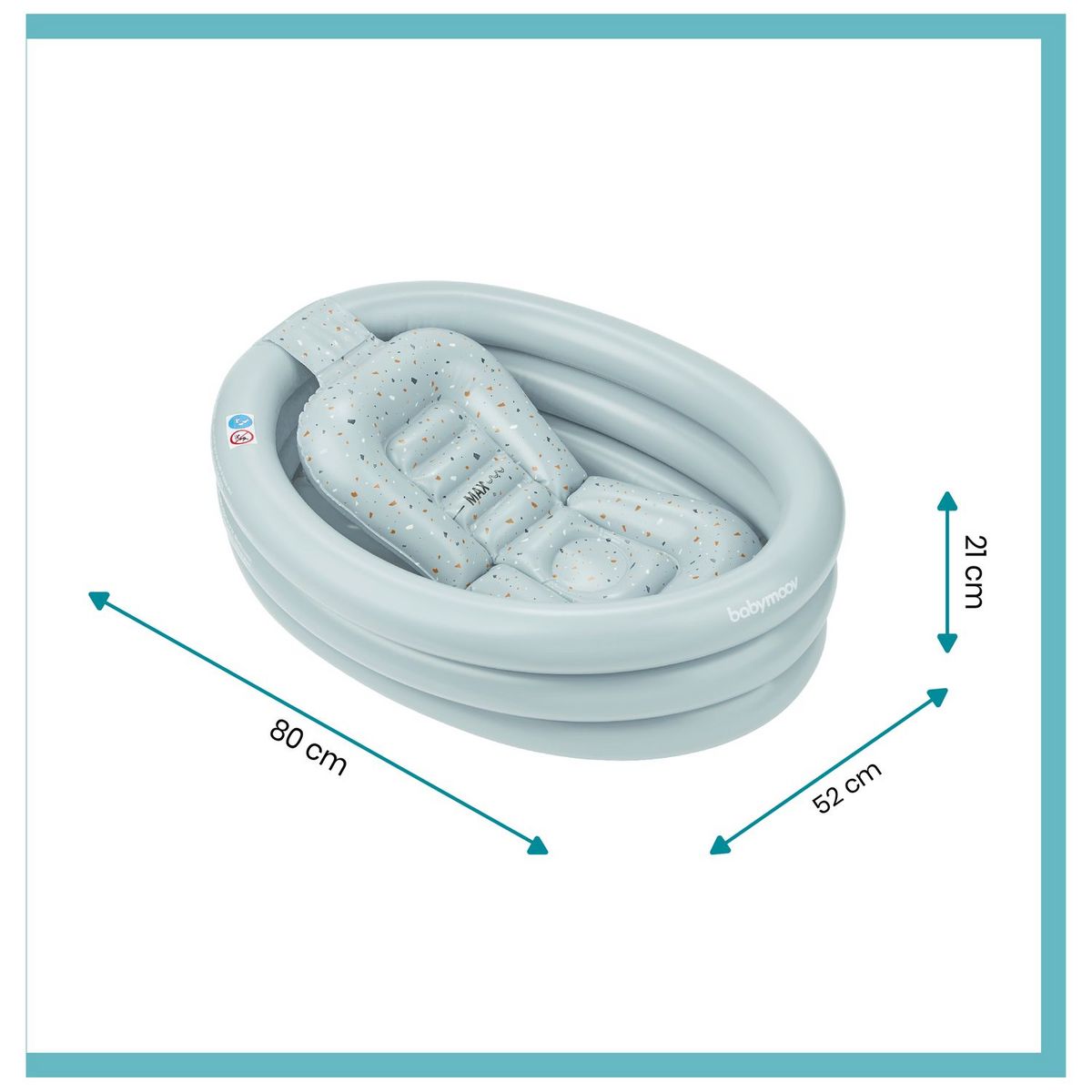 BABYMOOV Baignoire Gonflable Evolutive Aqua Dots