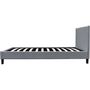 Voir la diapositive 3 : Habitat et Jardin Lit  Lina  - 90 x 190 cm - Gris clair