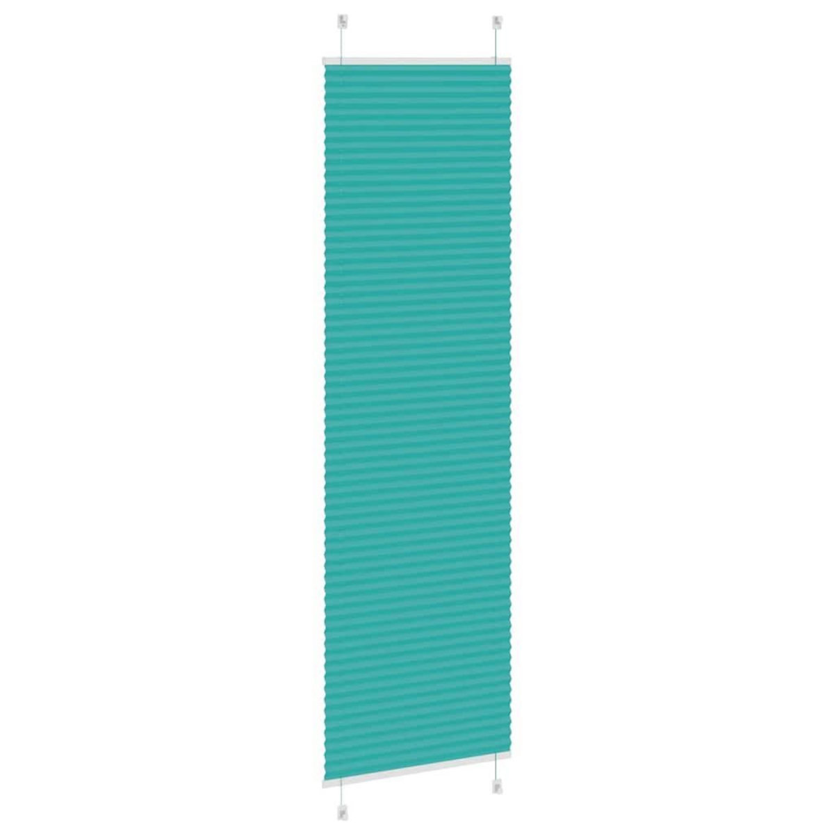 VIDAXL Store plisse vert petrole 55x200 cm largeur du tissu 54,4 cm