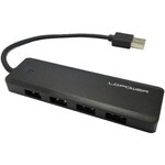 LC Power Hub USB LC-Power LC-HUB-U3-4-V2 4 ports USB-A noir