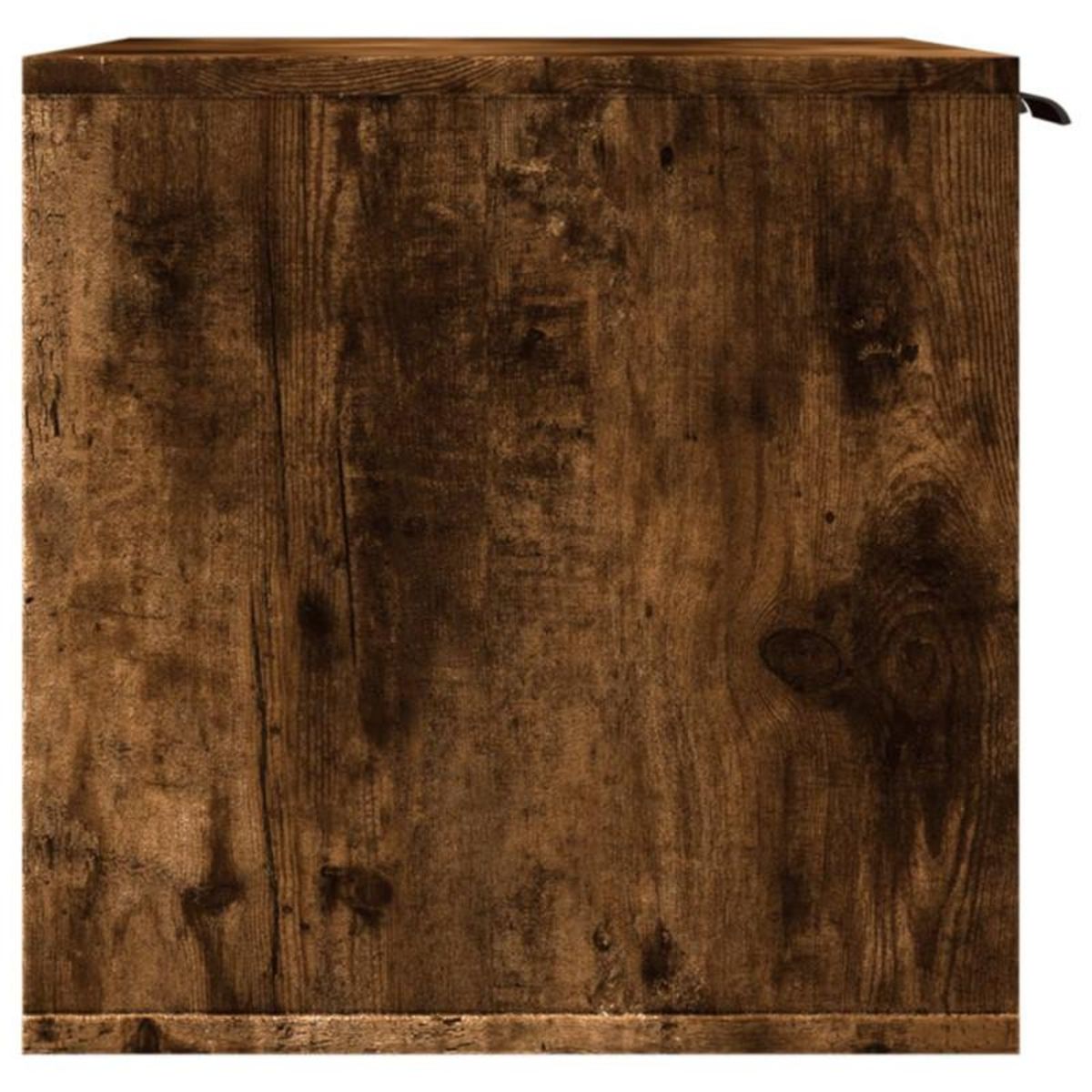 VIDAXL Meuble de bac à litière pour chat chêne fumé bois d ingénierie