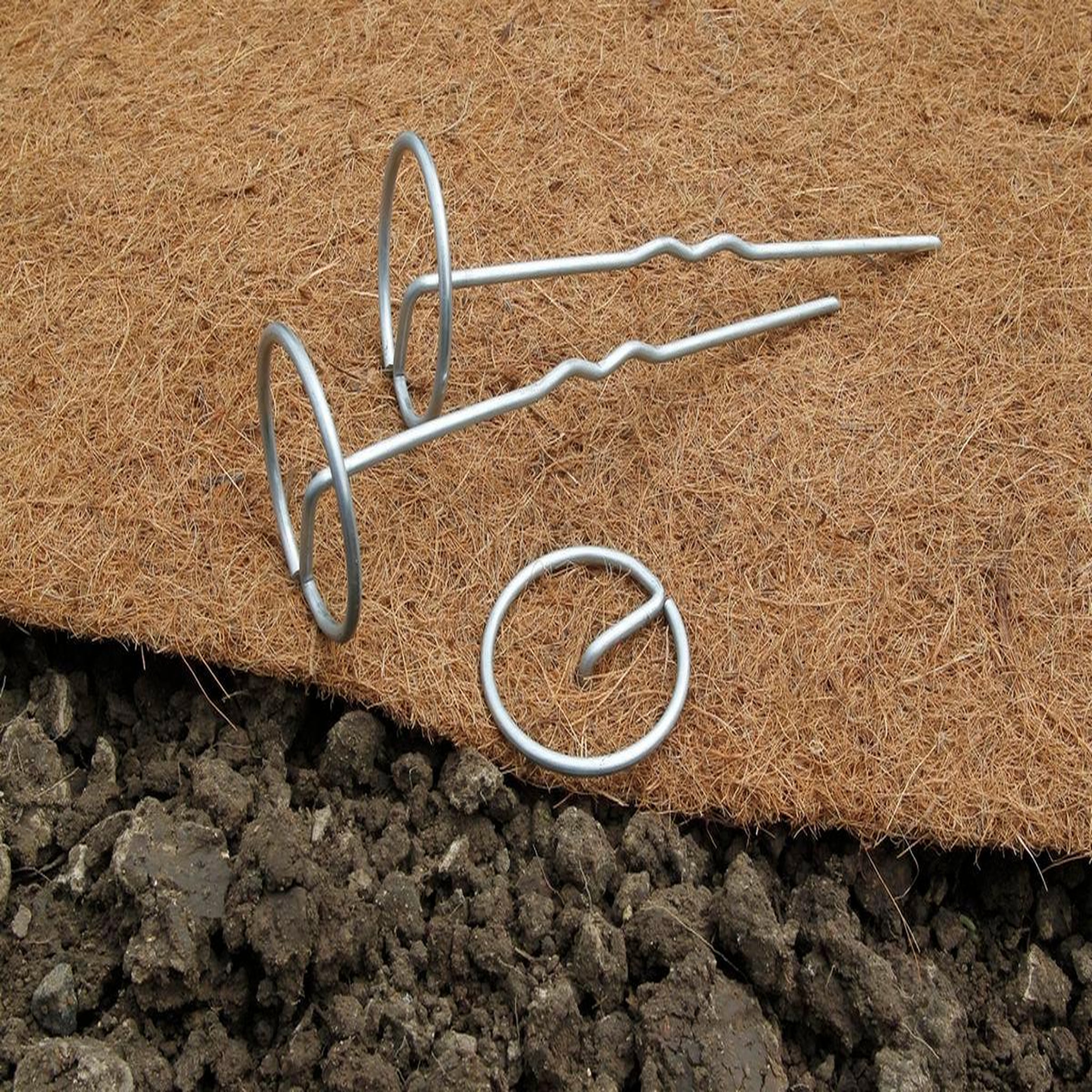 Nortene Clous de fixation  Terrapic  pour feutres et paillages naturels  - Lot de 10