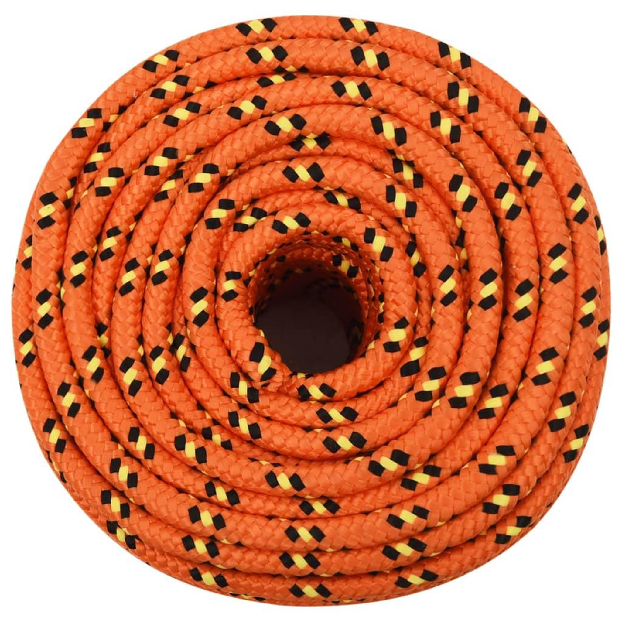 Voir la diapositive 3 : VIDAXL Corde de bateau Orange 14 mm 100 m Polypropylene