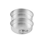 ZENKER Ensemble de 2 Moules à manqué à charnière 26,3 cm Zenker Silver