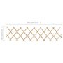 Voir la diapositive 6 : VIDAXL Cloture a treillis 5 pcs Bois de sapin 180x30 cm