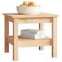 Voir la diapositive 5 : VIDAXL Table basse 45x45x40 cm Bois massif de pin