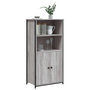 Voir la diapositive 3 : VIDAXL Buffet haut sonoma gris 62x36x121,5 cm bois d'ingenierie
