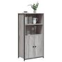 Voir la diapositive 3 : VIDAXL Buffet haut sonoma gris 62x36x121,5 cm bois d'ingenierie