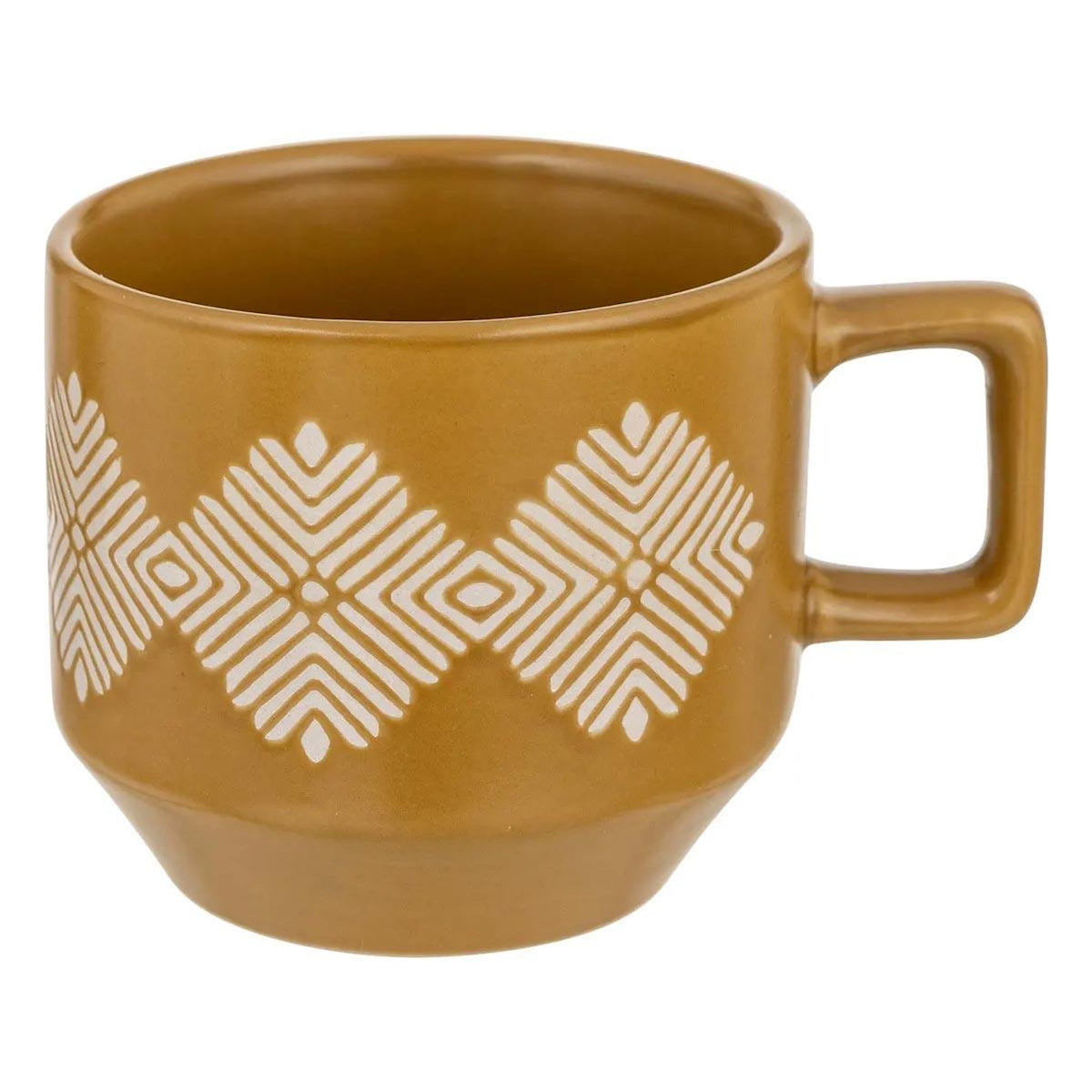 SECRET DE GOURMET Lot de 4 Mugs sur Rack  Inuit Dreams  23cl Multicolore