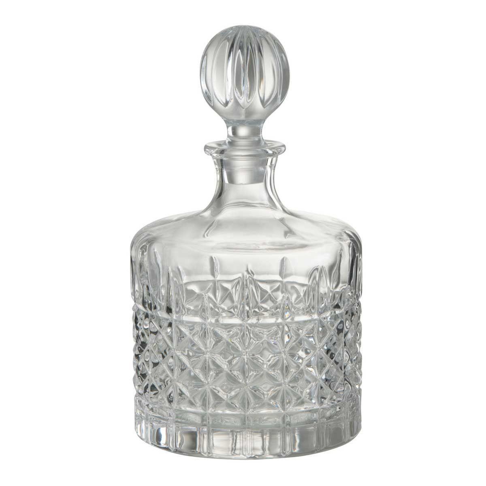 J-LINE Carafe en verre design  lone  1l transparent