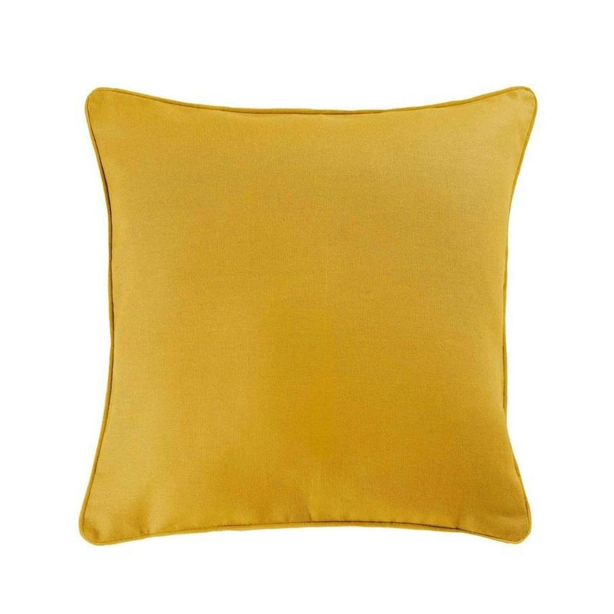 Voir la diapositive 1 : Douceur d'Intérieur Coussin déco  panama  60x60cm miel