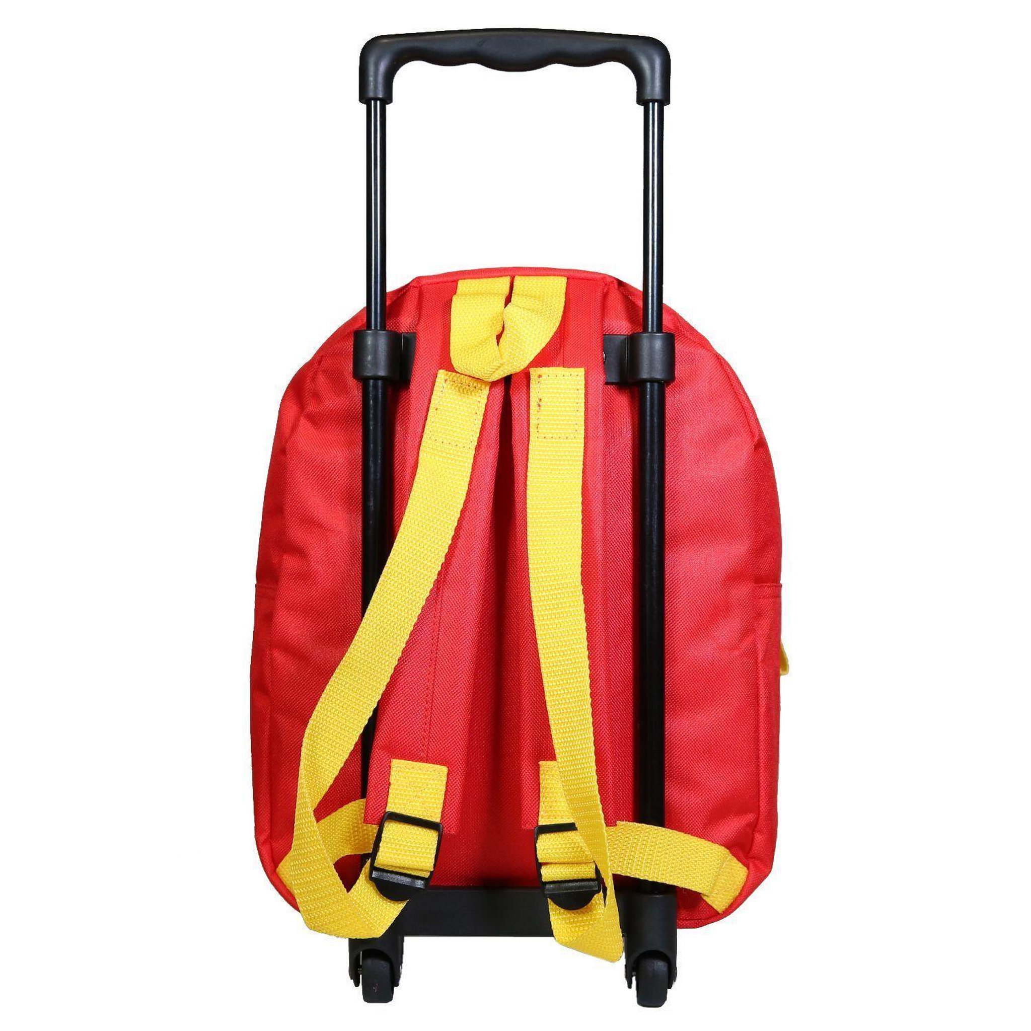 Voir la diapositive 4 : Bagtrotter BAGTROTTER Sac à dos à roulettes 31 cm Disney Le Roi Lion Simba Rouge