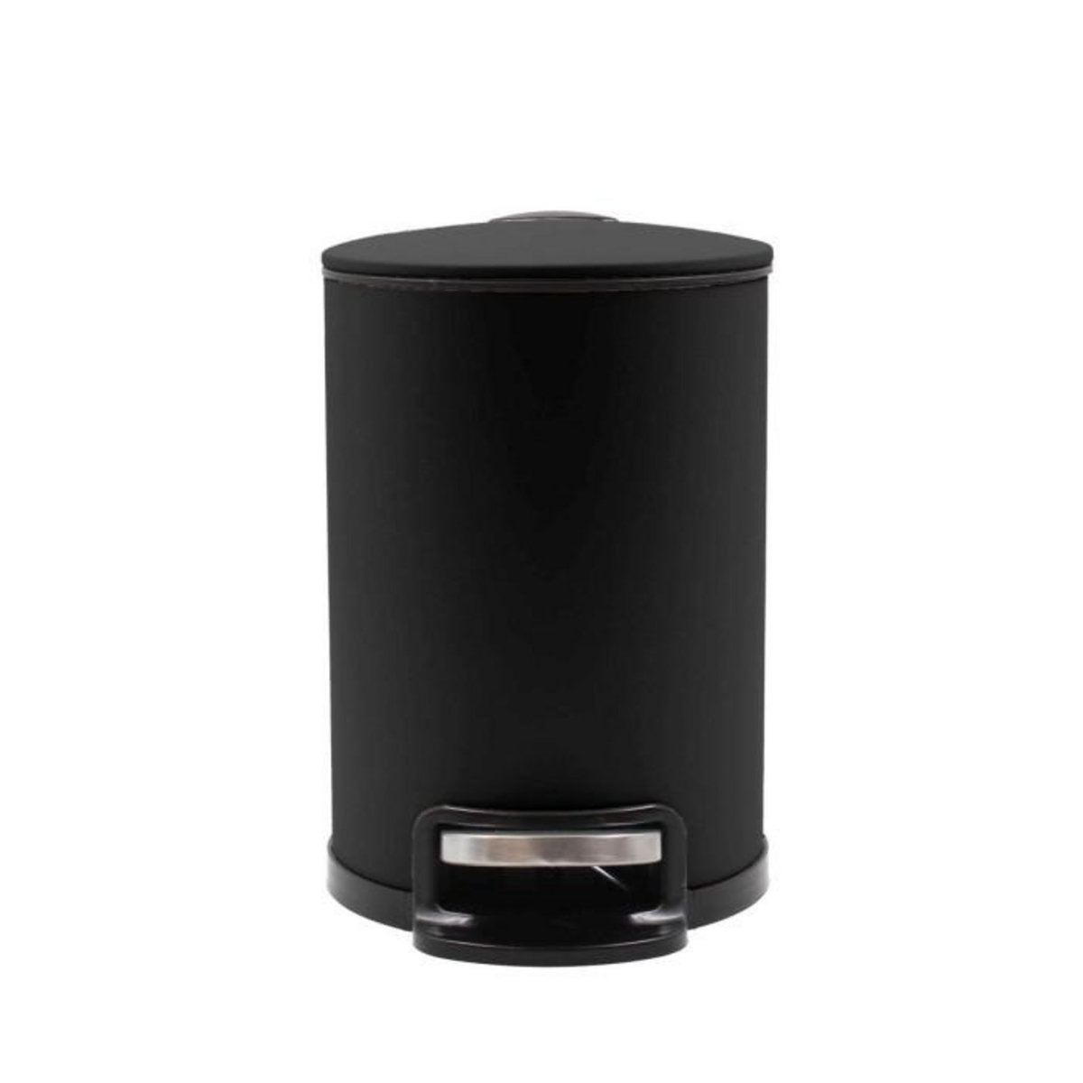 Paris Prix Poubelle de Salle de Bain en Métal  Metaline  3L Noir