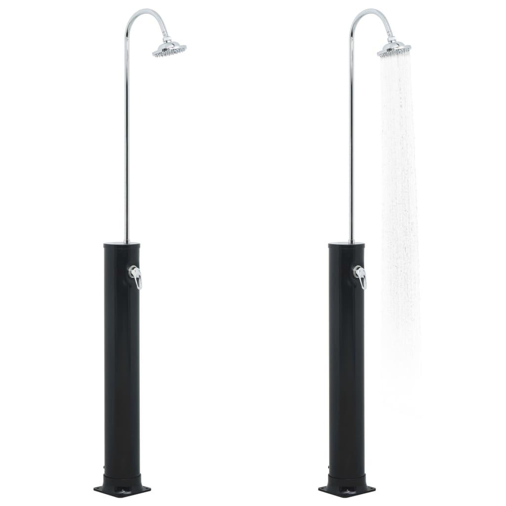 Voir la diapositive 3 : VIDAXL Douche solaire Noir 214 cm 20 L