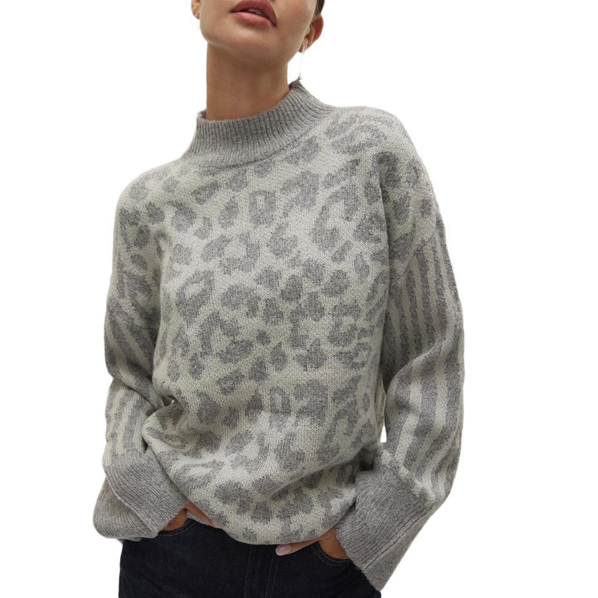 Voir la diapositive 1 : Vero Moda Pull Gris Femme Vero Moda Mars