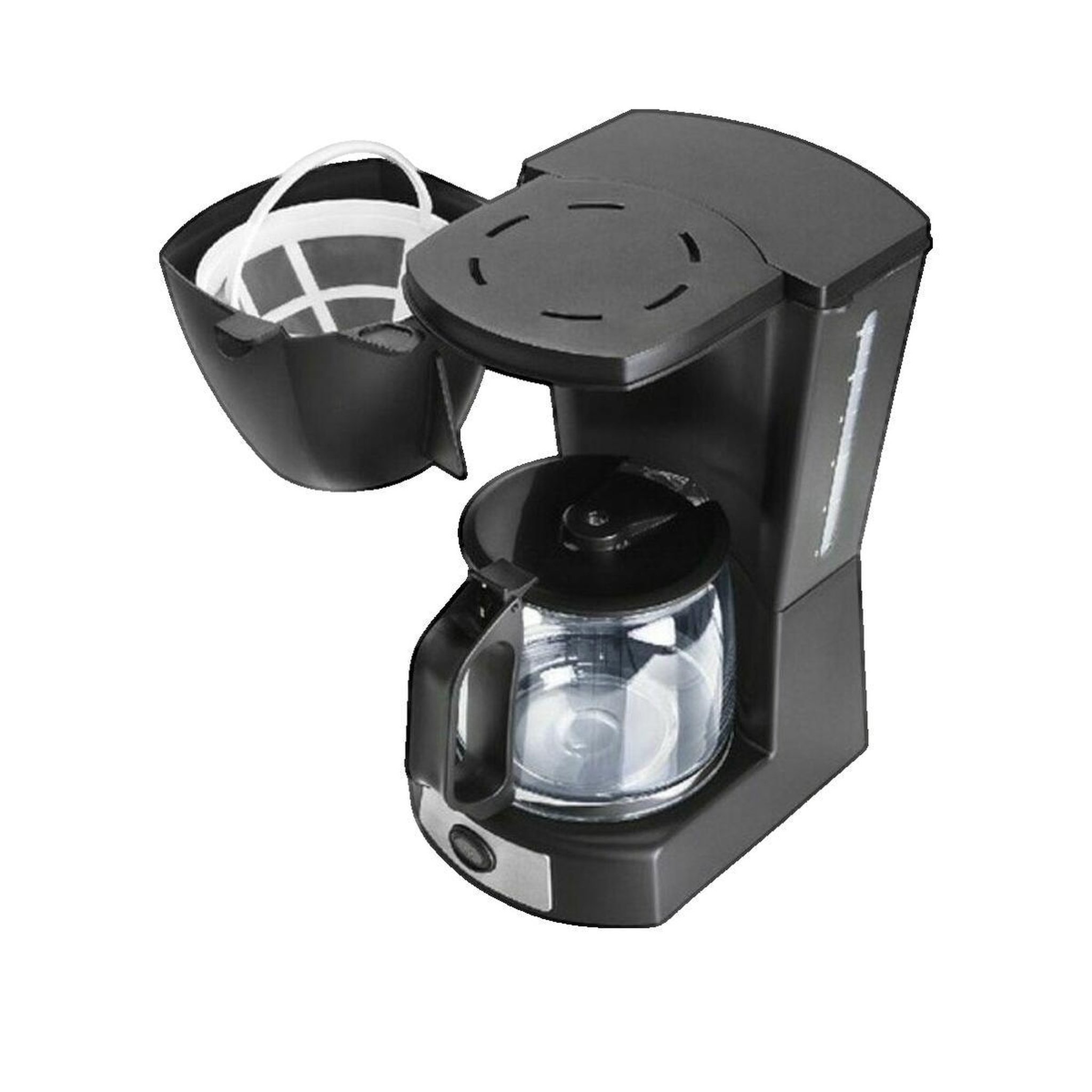Voir la diapositive 2 : HAGER Cafetière Haeger 12 tasses 680 W noire
