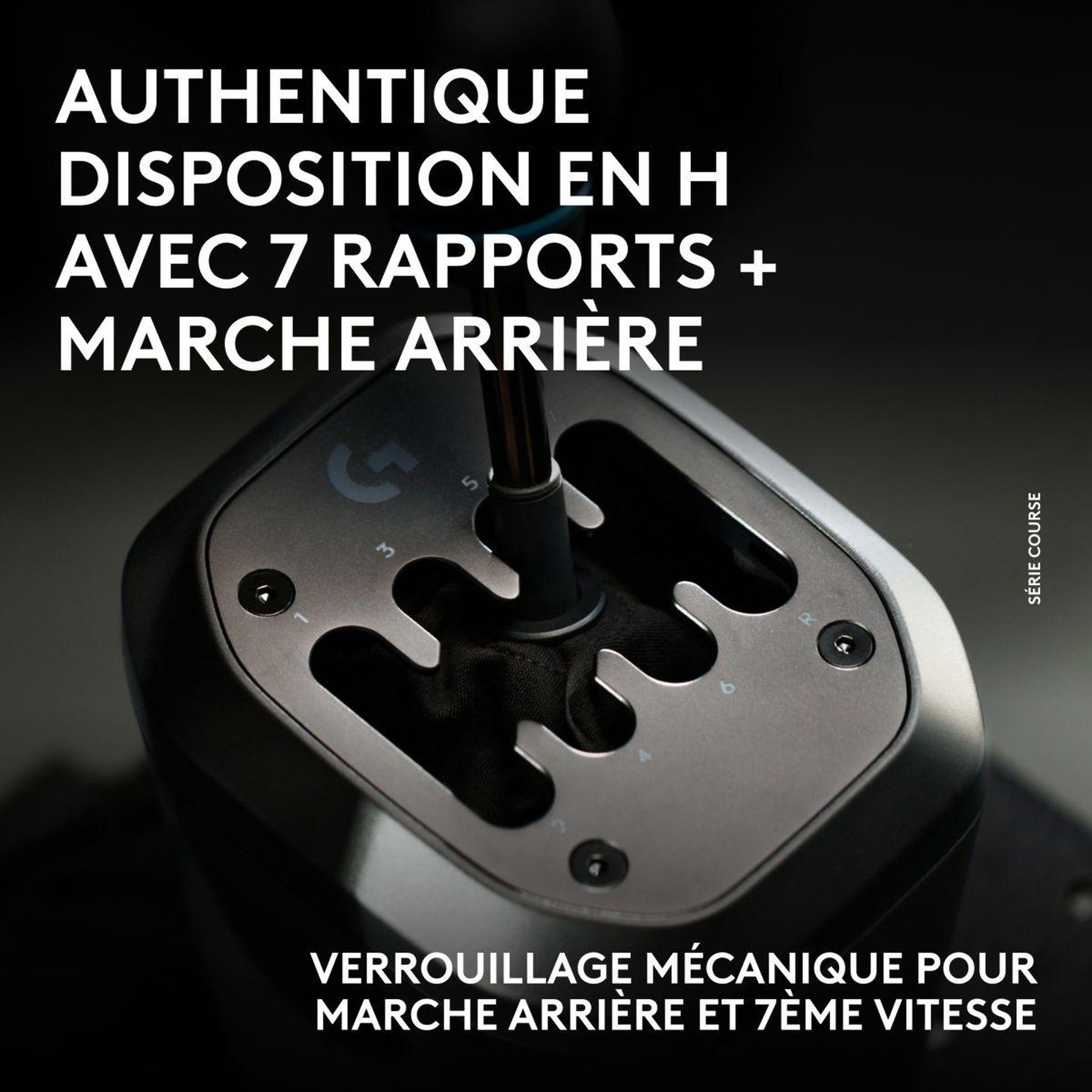 Voir la diapositive 2 : Logitech Levier de vitesses rs h-shifter - black direct drive