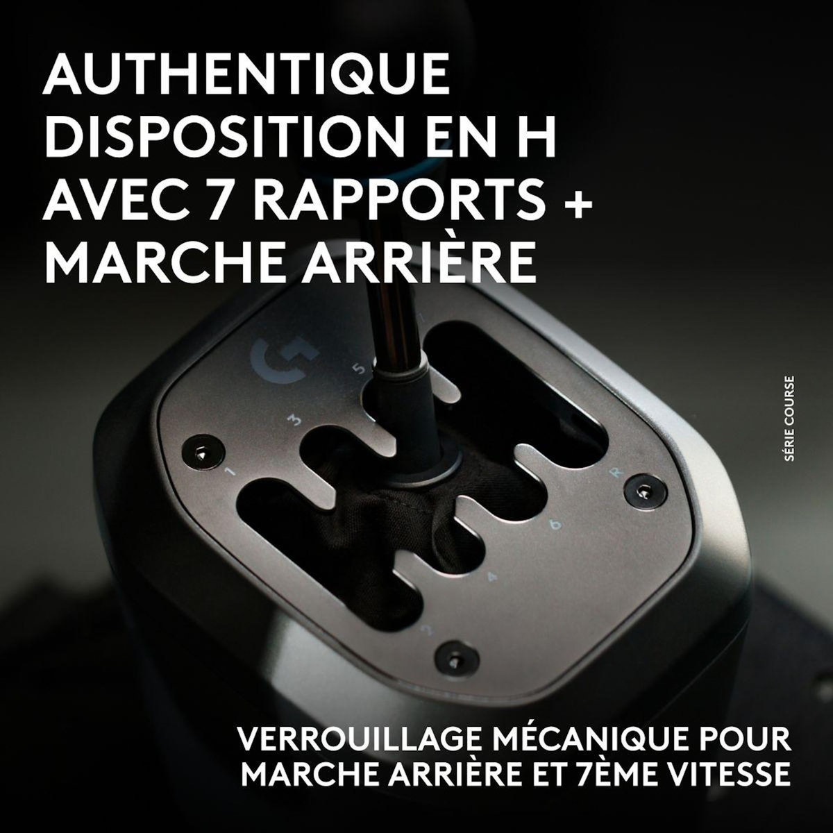 Logitech Levier de vitesses RS H-SHIFTER - BLACK