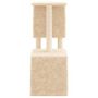 Voir la diapositive 5 : VIDAXL Arbre a chat avec griffoirs en sisal Creme 86 cm