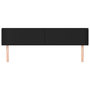 Voir la diapositive 3 : VIDAXL Tete de lit avec oreilles Noir 163x16x78/88 cm Similicuir