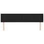 Voir la diapositive 3 : VIDAXL Tete de lit avec oreilles Noir 163x16x78/88 cm Similicuir