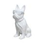 Voir la diapositive 3 : Paris Prix Sculpture Design Chien  Dude  37cm Blanc