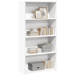 VIDAXL Bibliotheque blanc 80x30x152 cm bois d'ingenierie