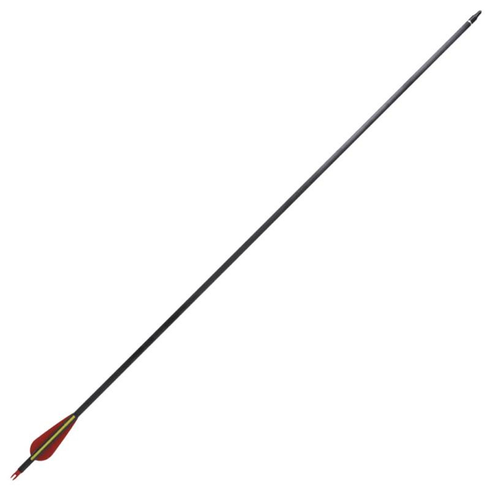 Voir la diapositive 5 : VIDAXL Flèche d arc recourbé standard 12 pcs 30 0,76 cm carbone