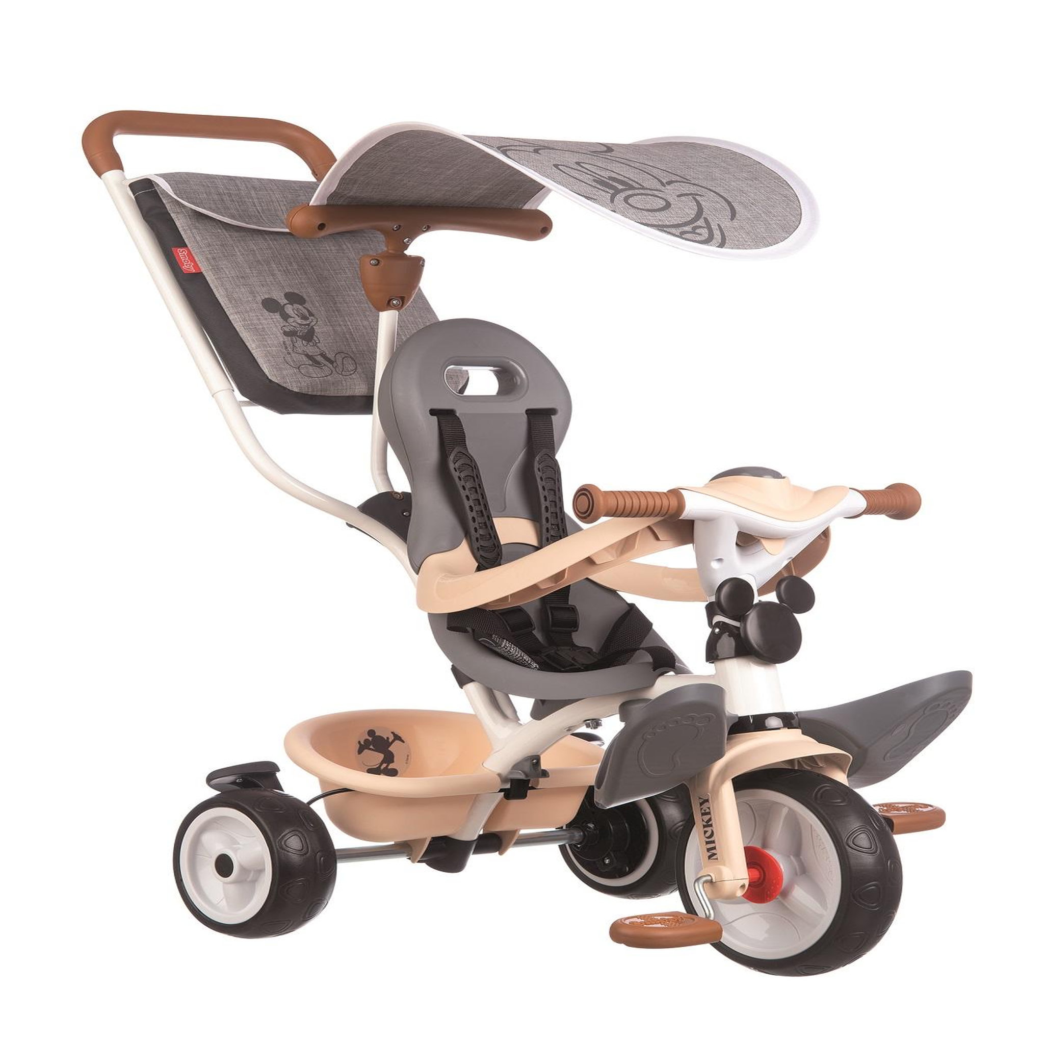 Voir la diapositive 2 : SMOBY Tricycle Baby balade plus Mickey 
