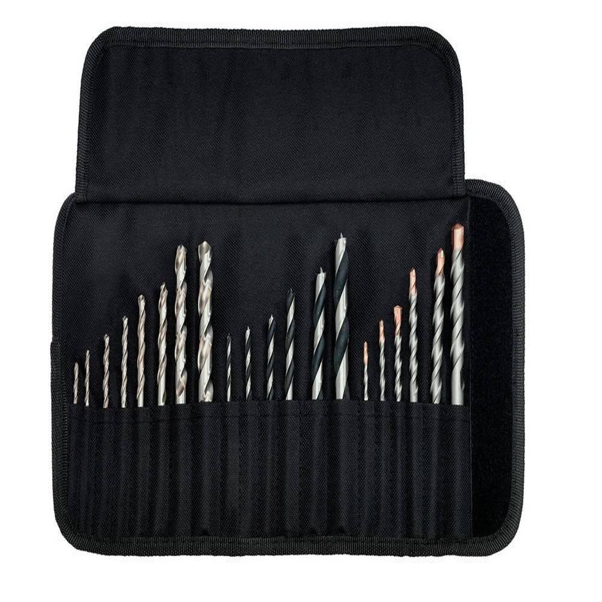 METABO SAS Assortiment de forets en étui souple, 20 pcs. pour perceuse