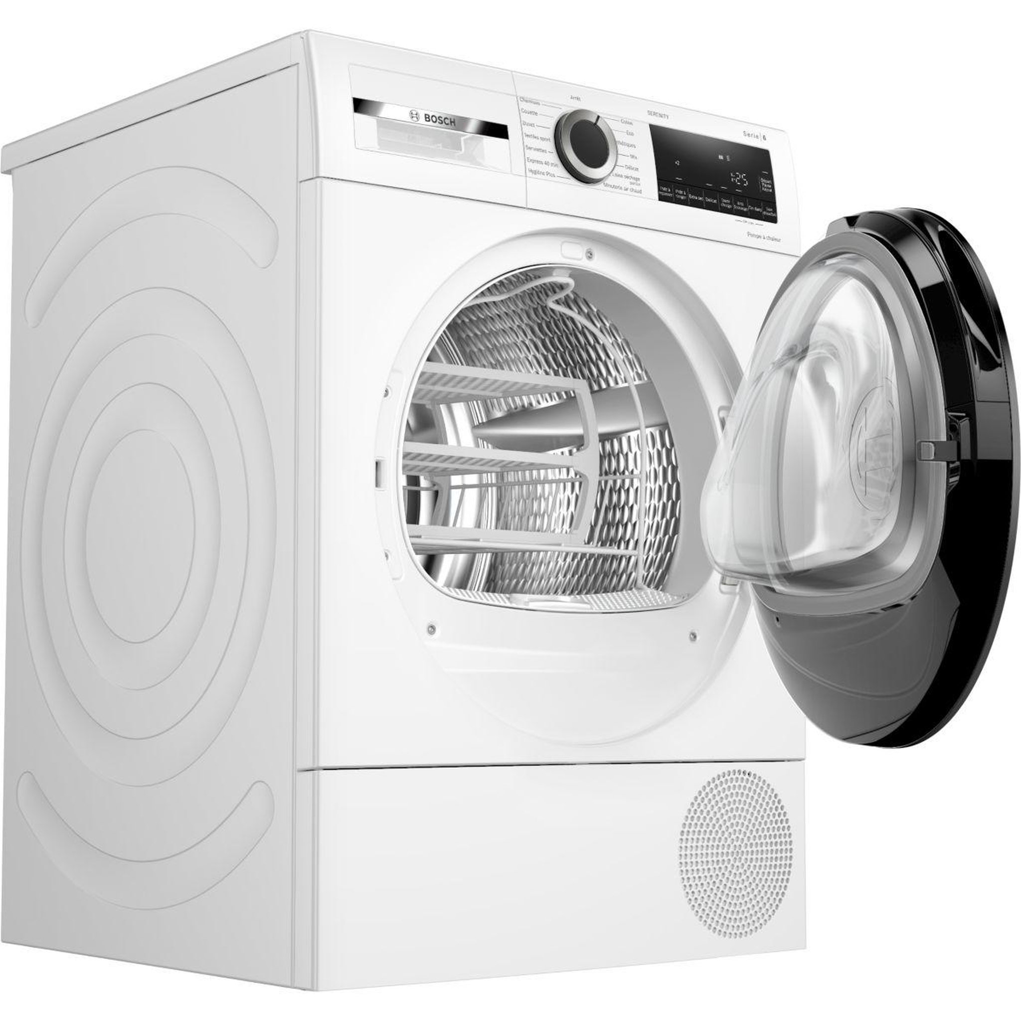 Voir la diapositive 2 : BOSCH Sèche linge pompe à chaleur WQG1450BFR 9kg - Idéal famille & Ultra-silencieux & Sérénité