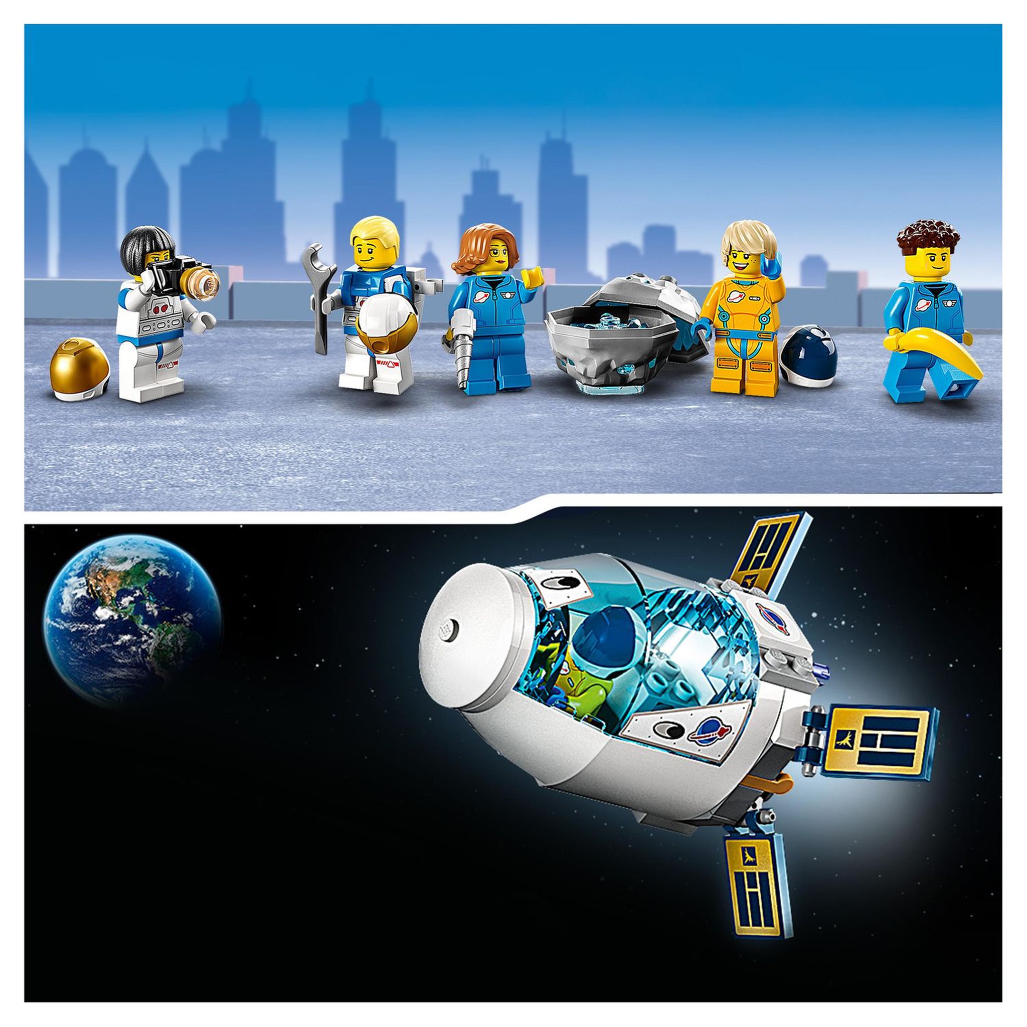 Voir la diapositive 7 : LEGO City 60349 - La Station spatiale lunaire 