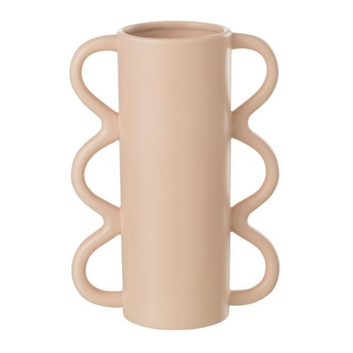 Paris Prix Vase Design avec Anse Vague  Pinky Perfect  26cm Rose