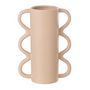 Voir la diapositive 1 : Paris Prix Vase Design avec Anse Vague  Pinky Perfect  26cm Rose