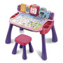 Voir la diapositive 1 : VTECH Bureau interactif 4 en 1 rose avec fonction écriture - Magi 