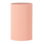 Paris Prix Table d'Appoint Nervurée  Lenox  50cm Pêche