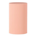 Paris Prix Table d'Appoint Nervurée  Lenox  50cm Pêche