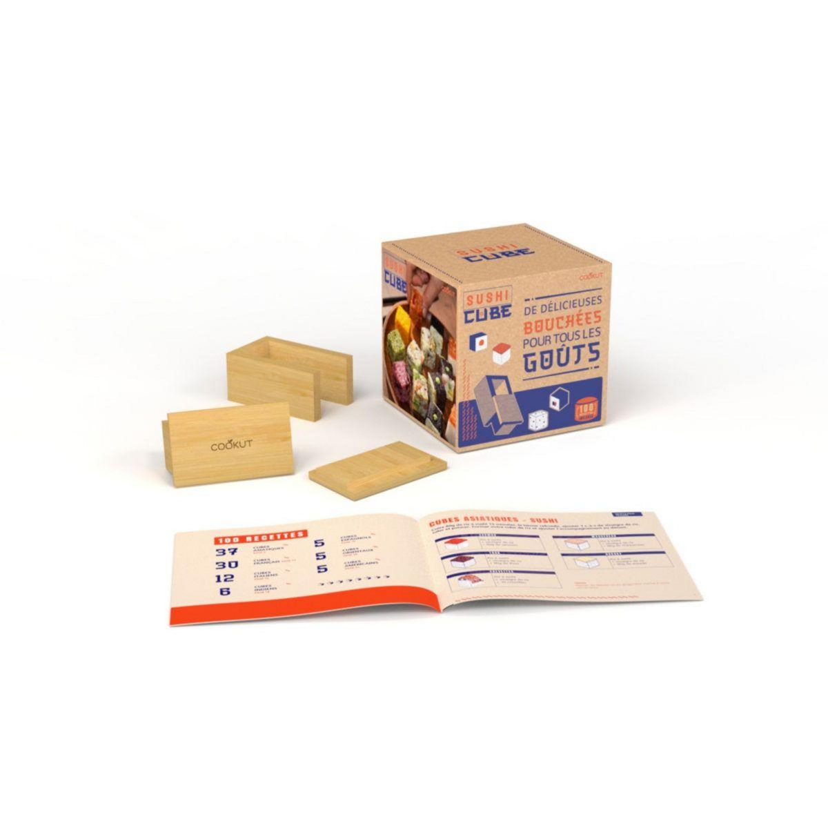 COOKUT Coffret sushis Sushi cube