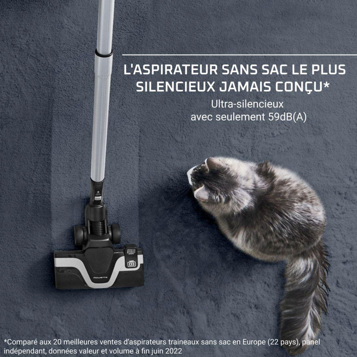 ROWENTA Aspirateur sans sac Silence Force Cyclonic Effitech RO7936EA