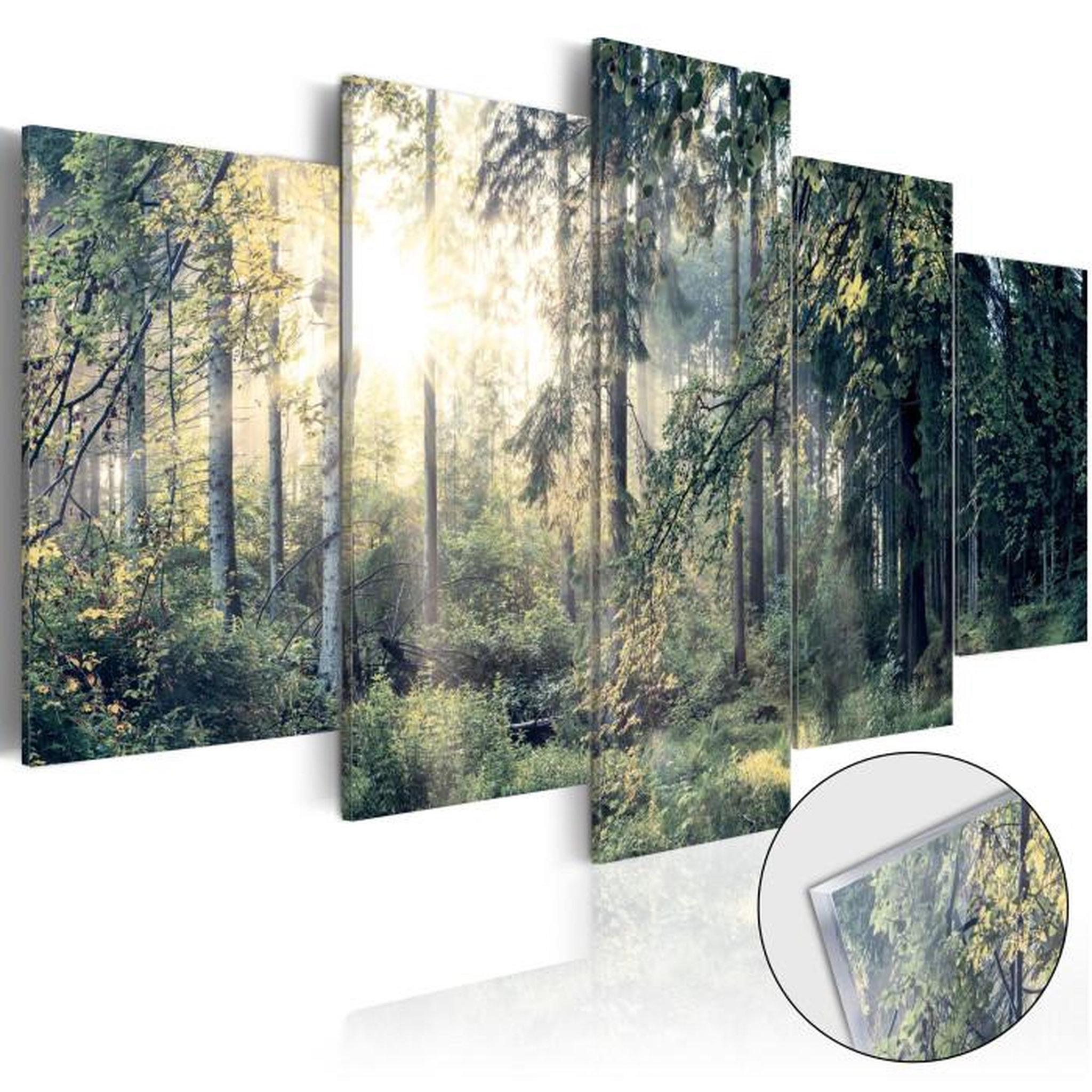 Paris Prix Tableau sur Verre Acrylique  Fairytale Landscape. Coloris disponibles : Multicolore