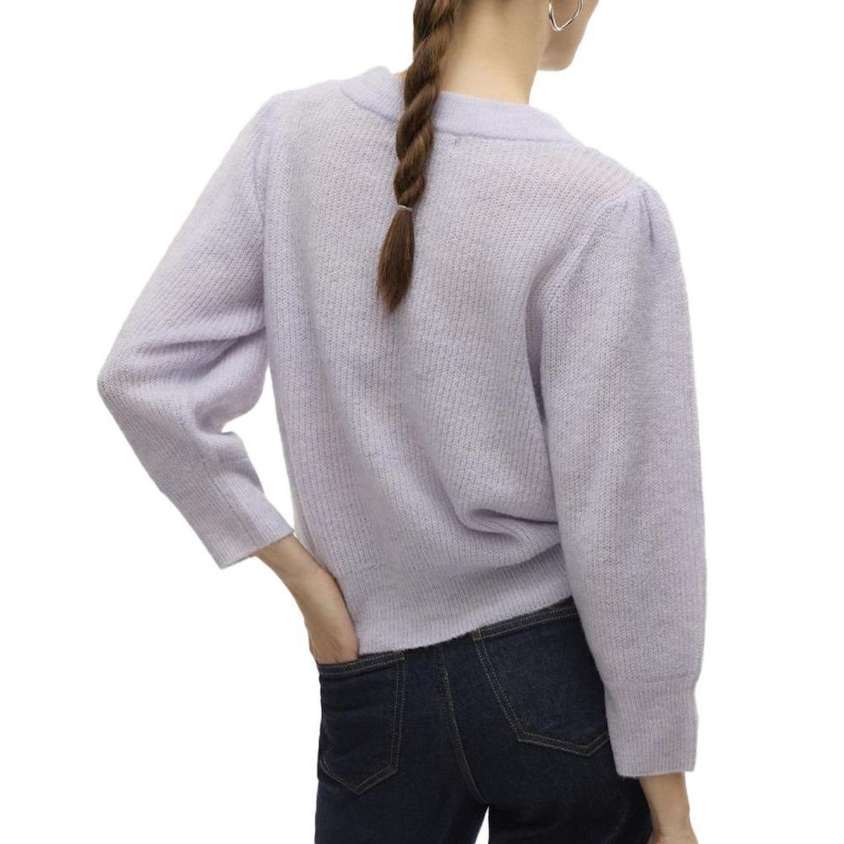 Vero Moda Pull Mauve Femme Vero Moda Vigga