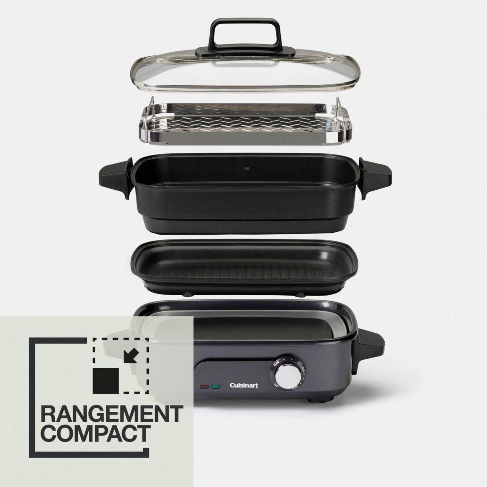 Voir la diapositive 3 : Cuisinart Multicuiseur GRMC3E