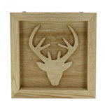 Graine créative Tableau en bois renne a decorer