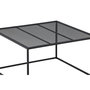 Voir la diapositive 4 : Paris Prix Table Basse en Métal  Netz  80cm Noir