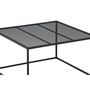 Voir la diapositive 4 : Paris Prix Table Basse en Métal  Netz  80cm Noir